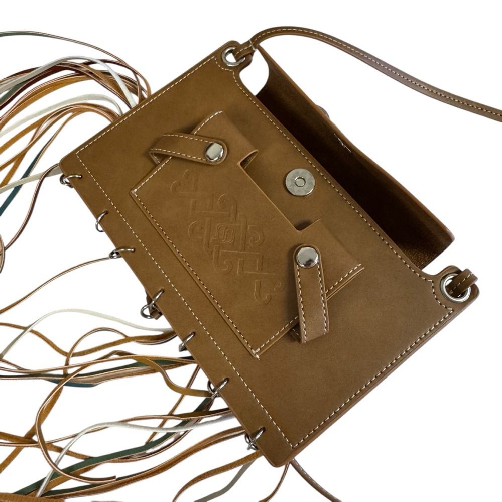 Brown Fringe Crossbody Bag - Picture 3 of 8